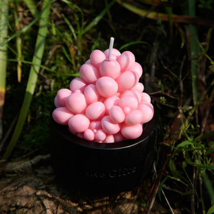 Pink Moonstones Succulent Scented Candle