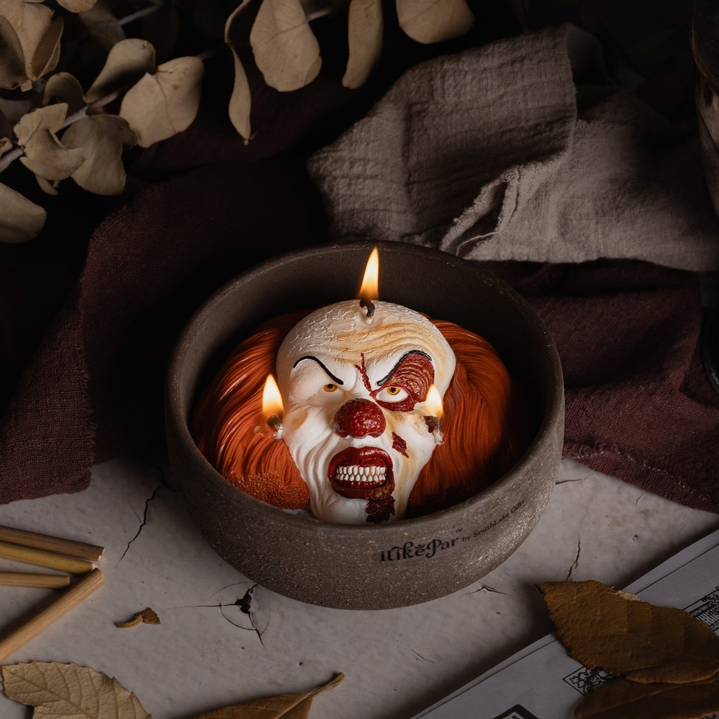 Pennywise Clown Candle