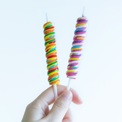 Colorful Lollipop Candy Cake Topper Candle