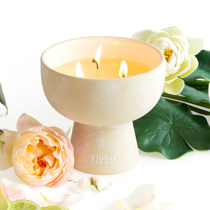 Balance - Ceramic Refillable Candle - White Lotus & Tea