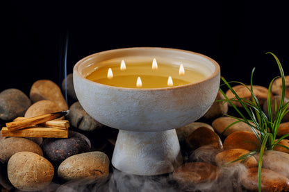 Spiritual - Ceramic Refillable Candle - Palo Santo & Vetiver