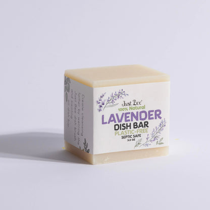 Lavender Dish Bar - Plastic Free by Just Bee