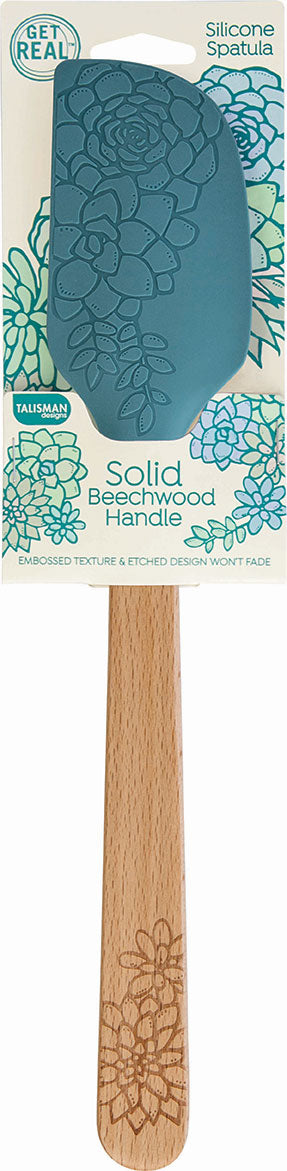 Succulent Silicone Spatula Teal