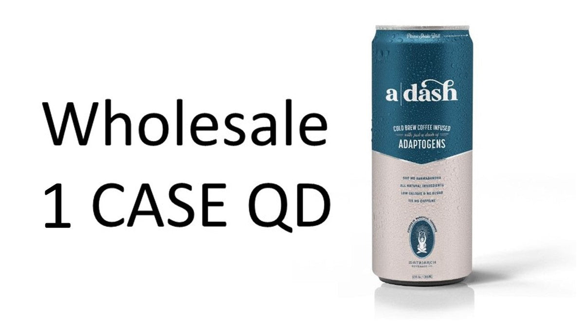 WHOLESALE 1 CASE QD  - Balance 12 Pack Ashwagandha-Infused Cold Brew Coffee