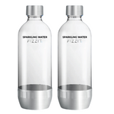 Replacement Bottle for Universal Soda Makers, Soda Stream Carbonating Sparkling Water Machine 1 Liter | 2 Pack