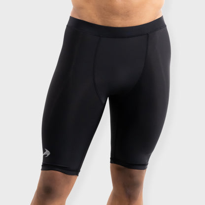 Men's 9" Compression Shorts - Black