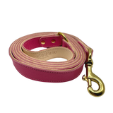 Plain Leather Dog Leashes