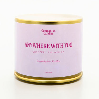 Anywhere with You // Grapefruit & Vanilla by Companion Candles