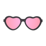 Jet Black | Pink Mirrored Lenses