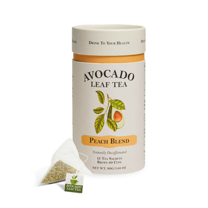 Avocado Leaf Tea Peach Blend by Avocado Tea Co.