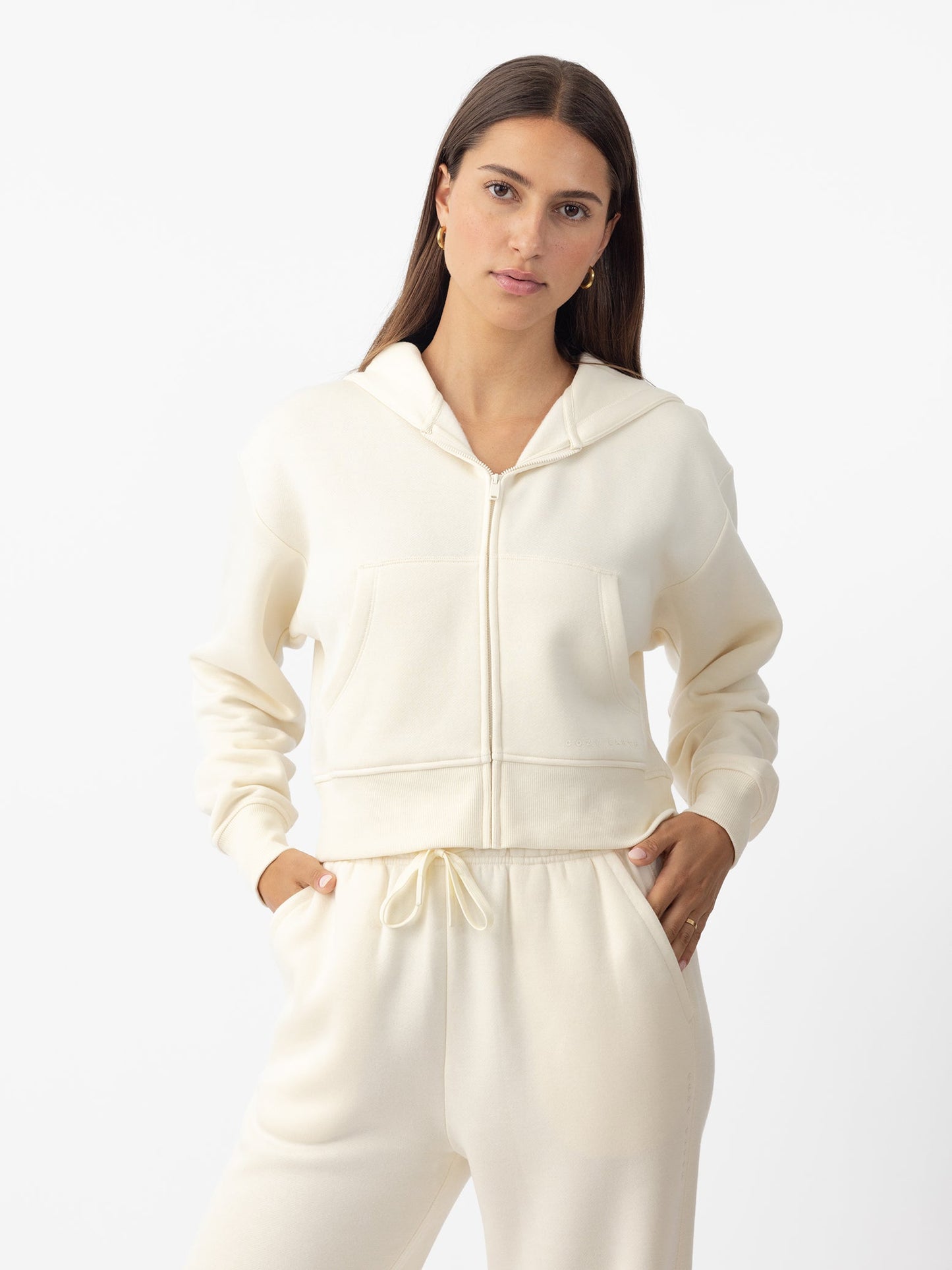 Women's CityScape Cropped Full Zip