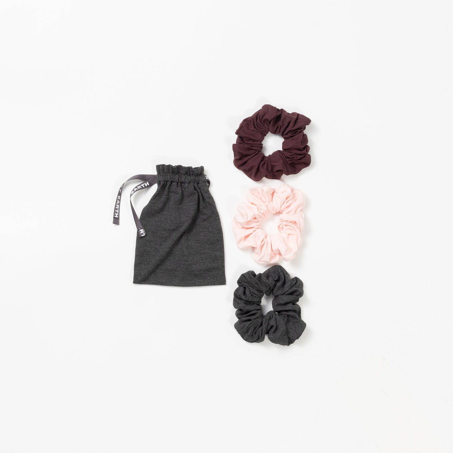 Stretch Knit Bamboo Scrunchies