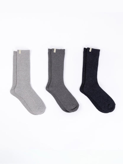 The Plush Lounge Sock 3-Pack