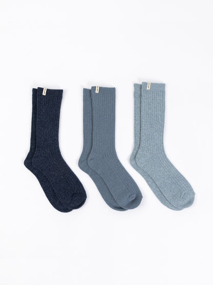 The Plush Lounge Sock 3-Pack