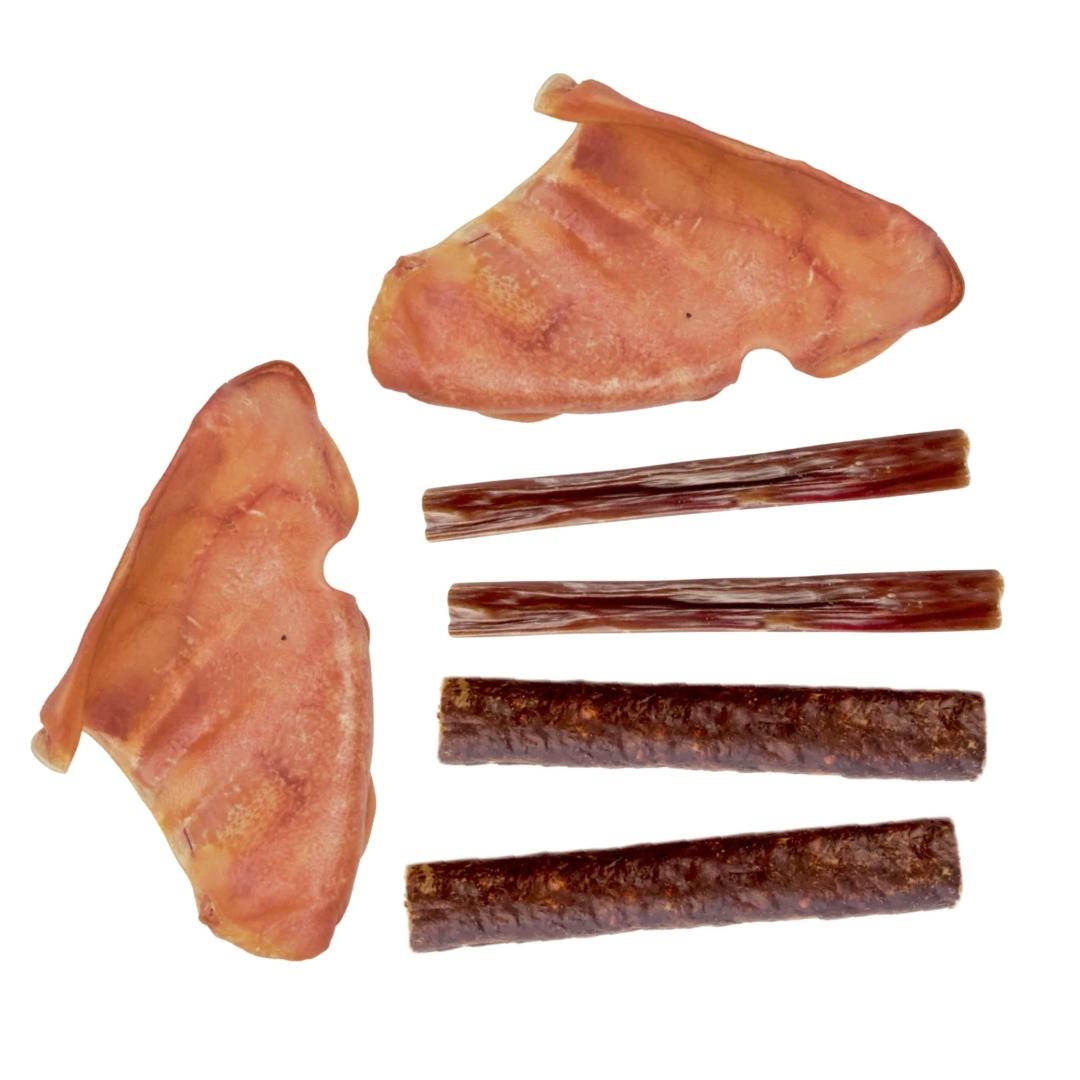 MunchFest Dog Treat Sampler Pack for Medium Chewers