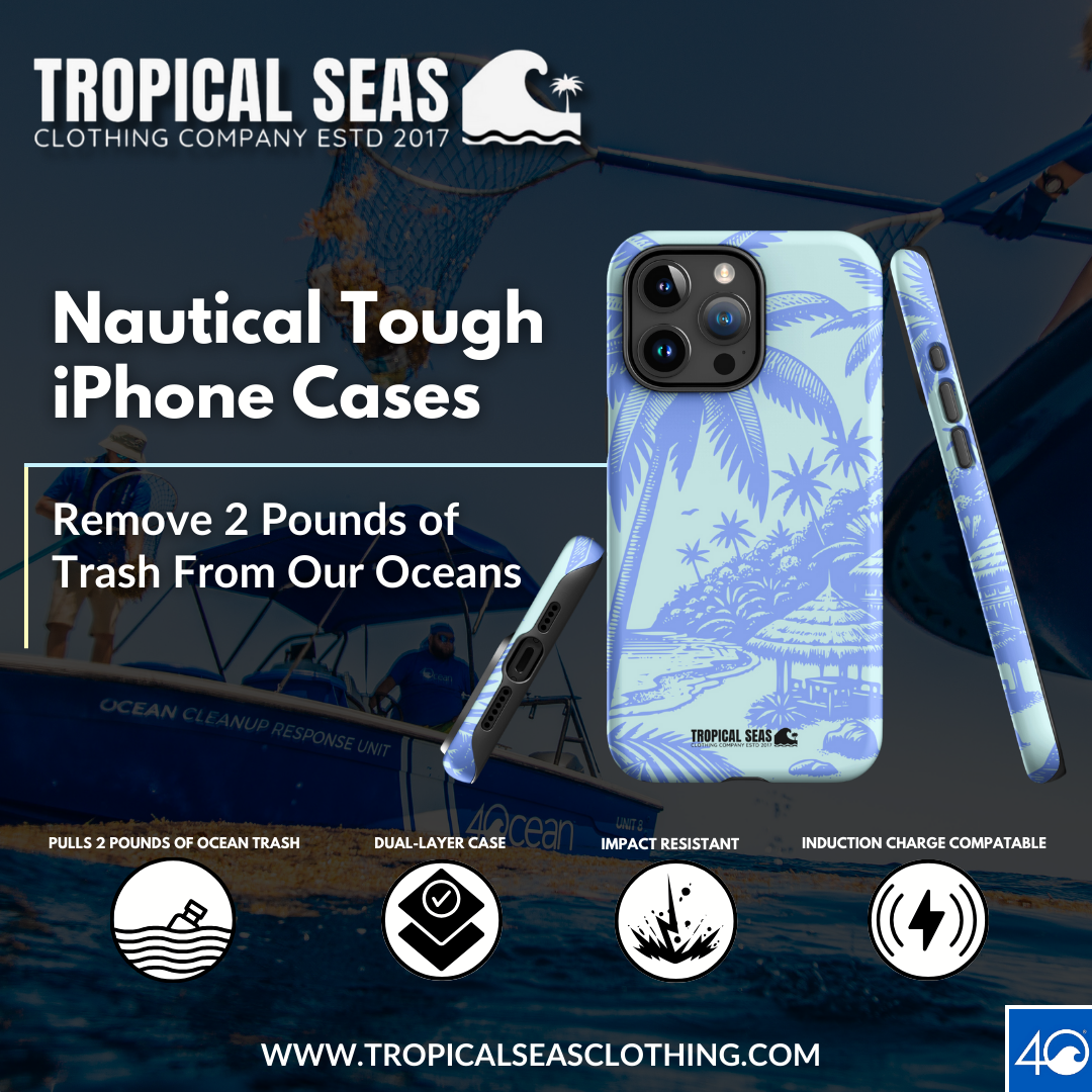 Tropical Island Blues Tough Case for iPhone®