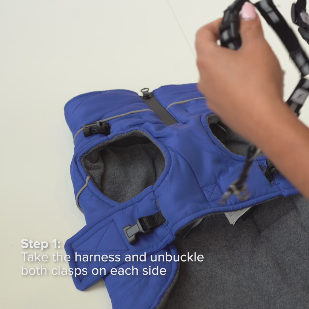 Whistler Full Body Dog Snowsuit - Red