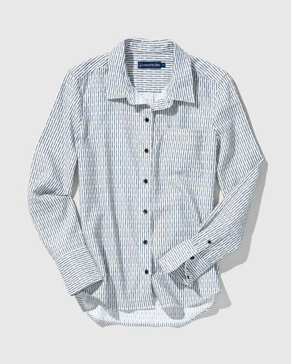 Organic Dobby Stripe Button Down by United By Blue