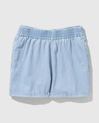 Organic Chambray Pull-On Short by United By Blue