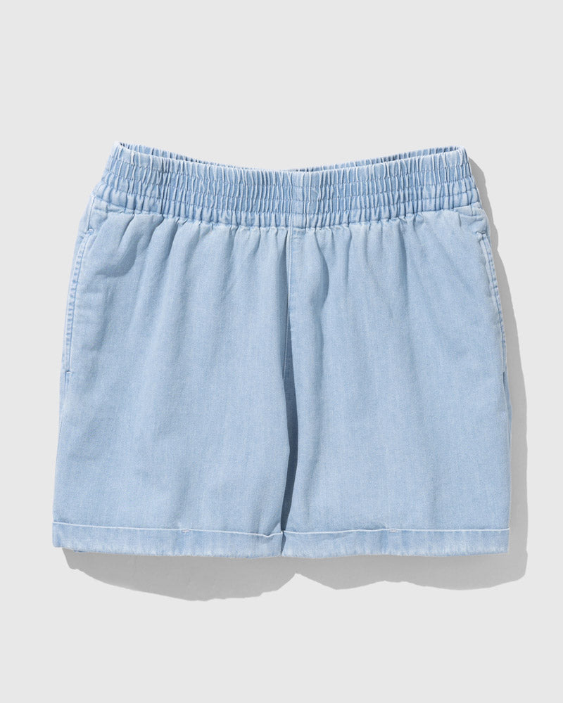 Organic Chambray Pull-On Short by United By Blue