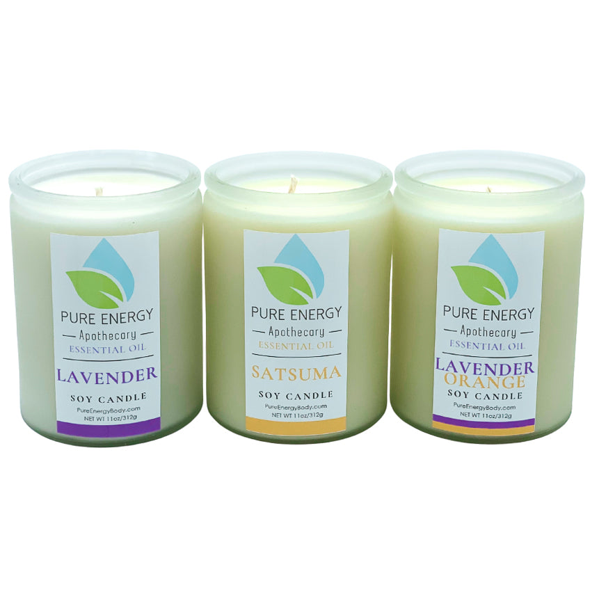 Soy Candle (Lavender Orange) by Pure Energy Apothecary