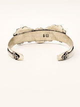 Miquiztli (Skulls) Peyote Silver Bracelet