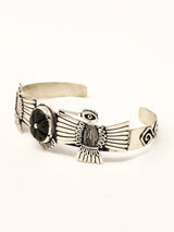 Hummingbirds Peyote Silver Bracelet