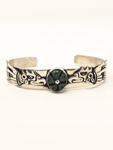Eagles Peyote Silver Bracelet