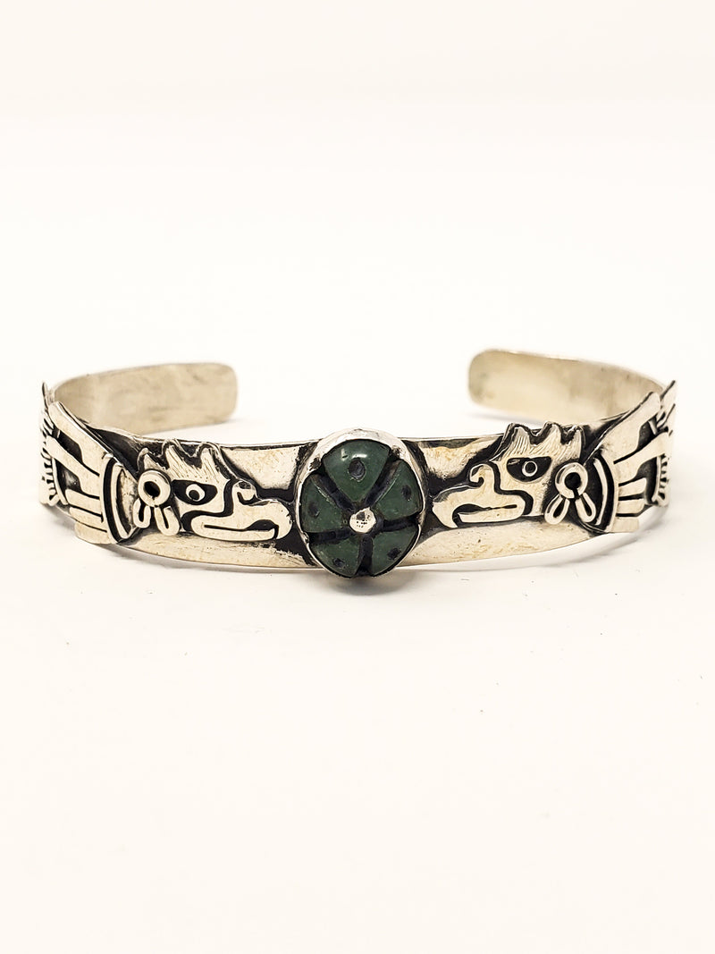 Eagles Peyote Silver Bracelet