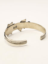 Hummingbird Peyote Silver Bracelet