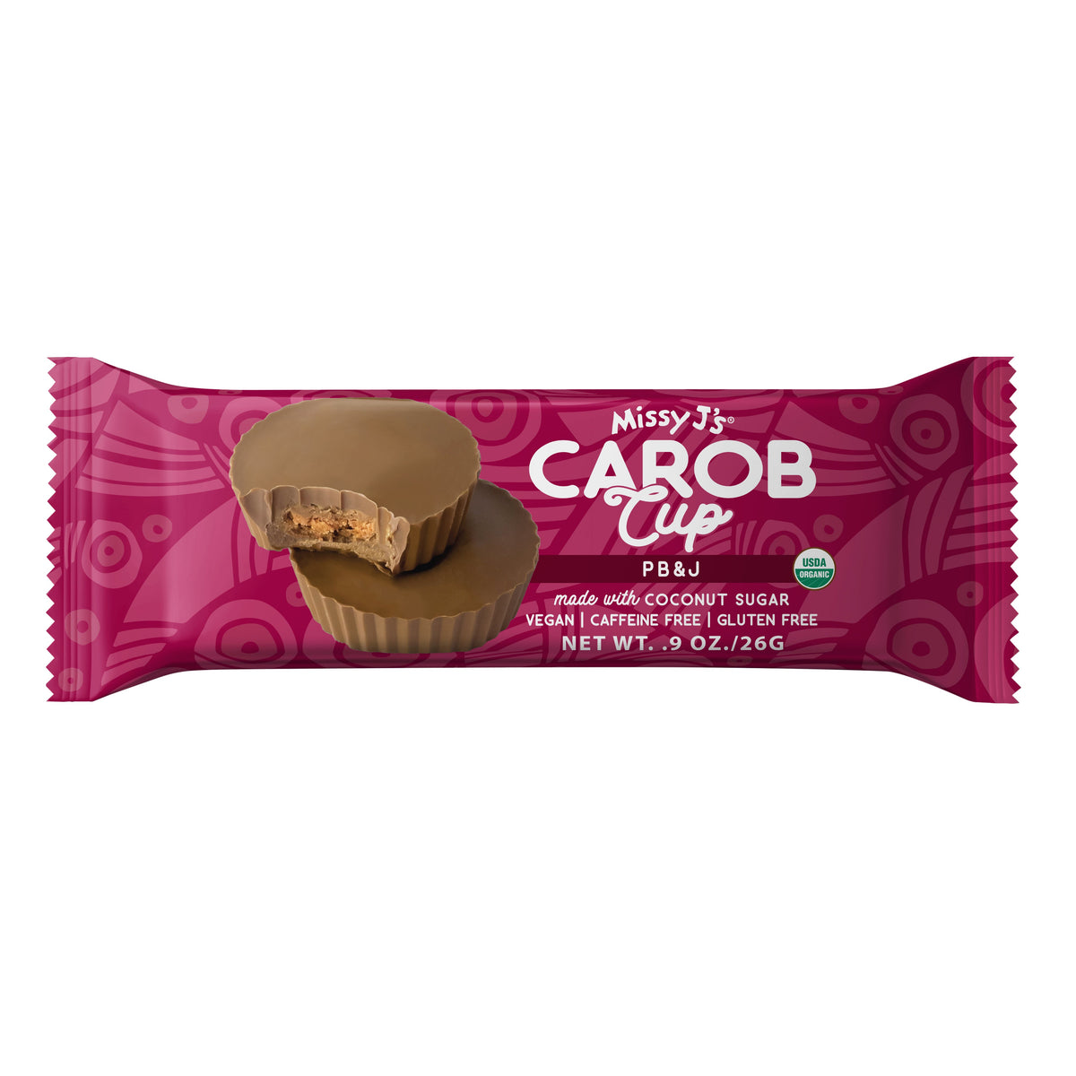 Missy J's Organic Carob Cup Sampler - 12pk, 4 of each flavor