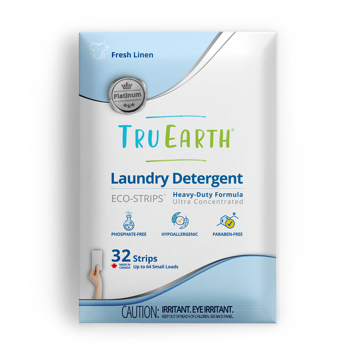 Tru Earth Eco-Strips Platinum Laundry Detergent