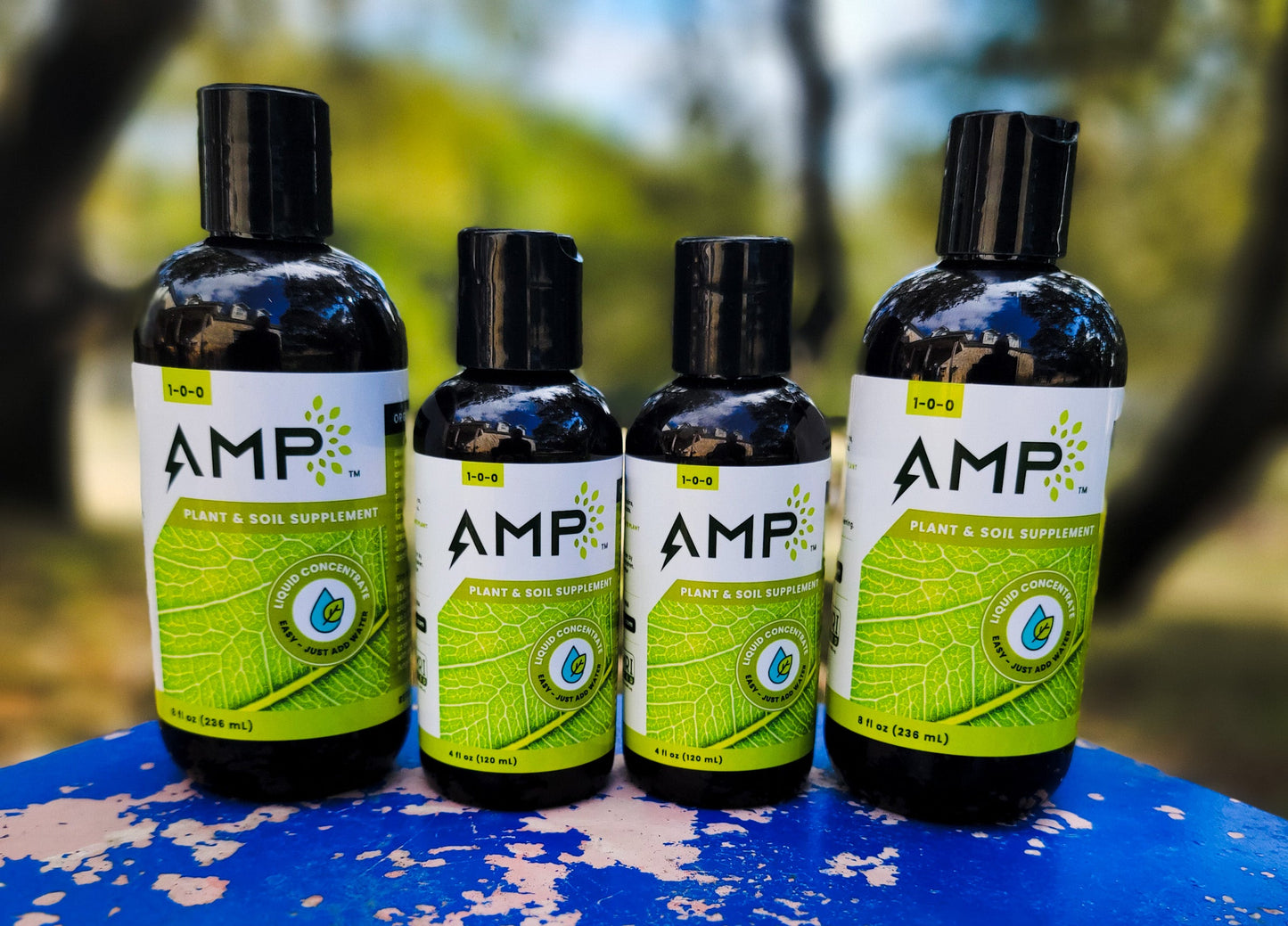 AMP Organic Biostimulant 8oz Bottle - harness the power of Algae.