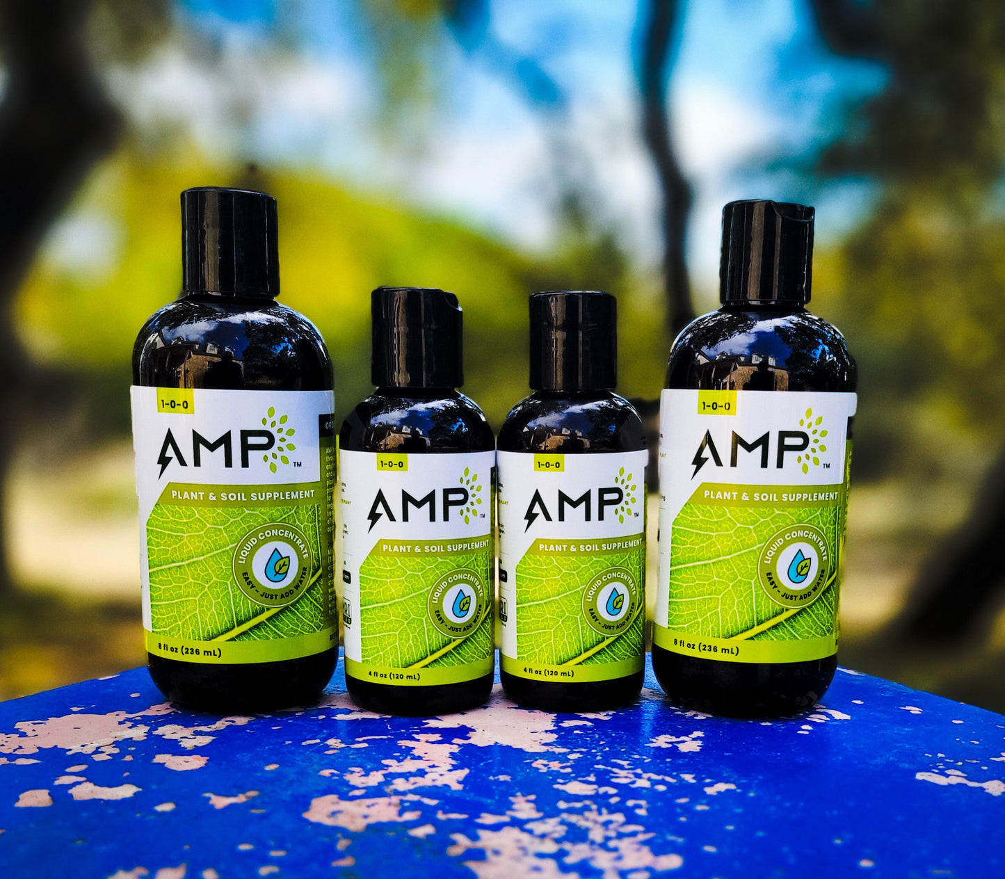 AMP Organic Biostimulant 8oz Bottle - harness the power of Algae.