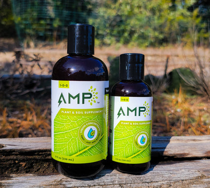 AMP Organic Biostimulant 8oz Bottle - harness the power of Algae.