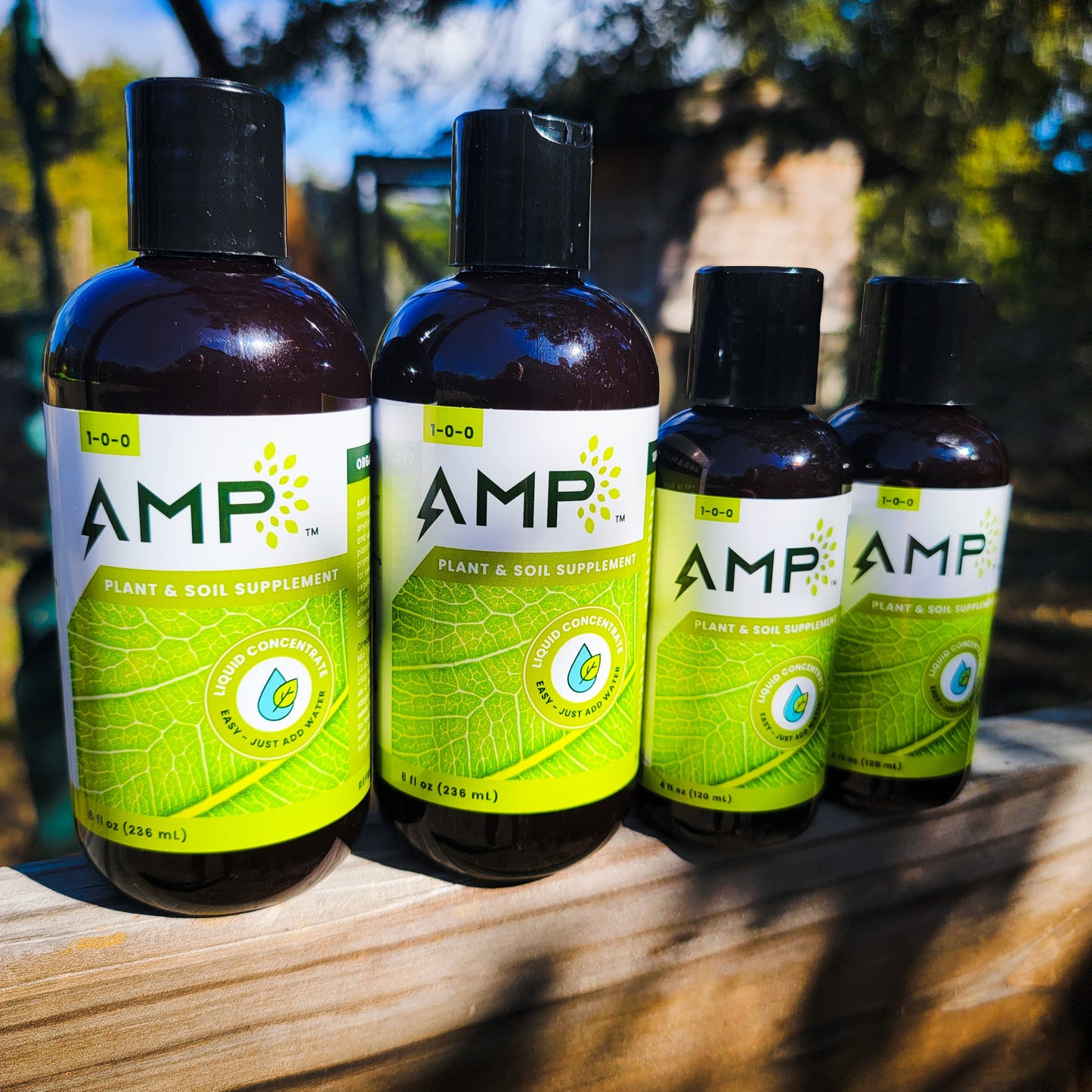 AMP Organic Biostimulant 8oz Bottle - harness the power of Algae.