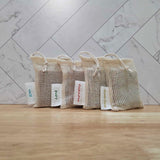 Organic Soap Saver Bags: Face, Body, Shampoo, Conditioner