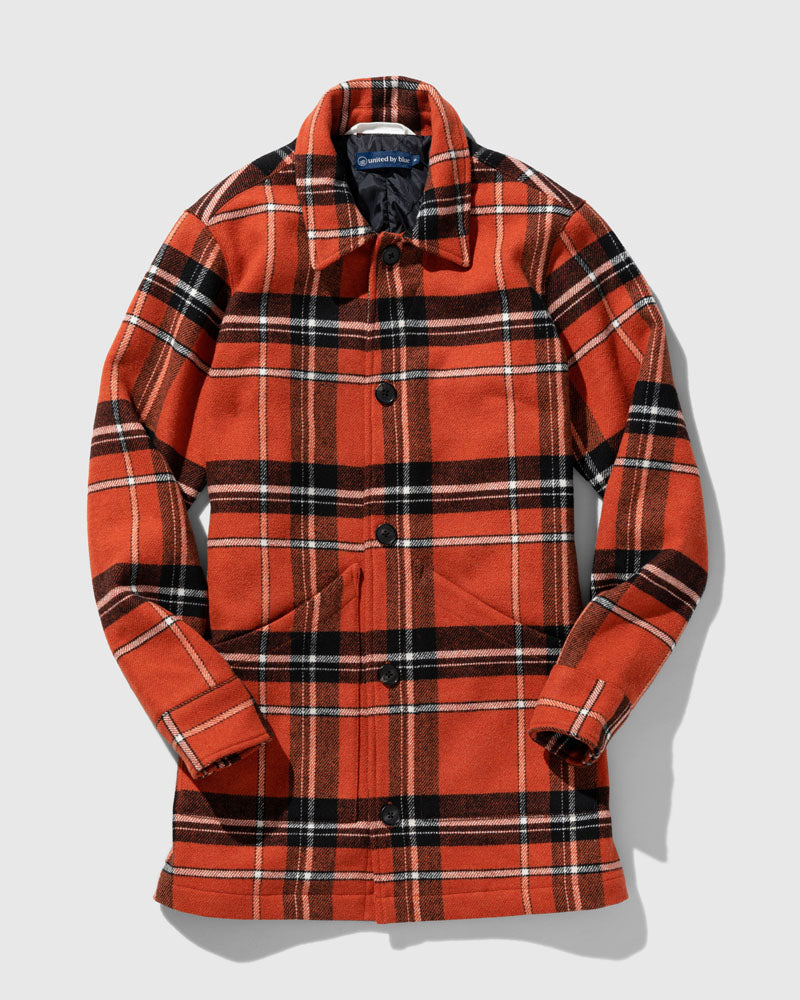 Recycled Plaid Coat by United By Blue