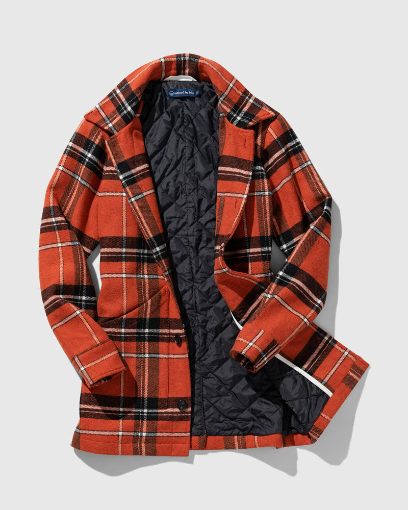 Recycled Plaid Coat by United By Blue