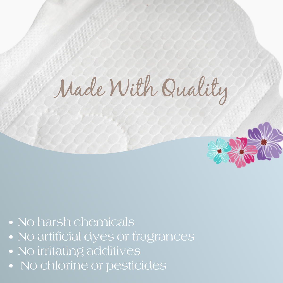 Ultra-Thin Regular and Super Absorbency Sanitary Pads- 2 Packs by Maeves Pads