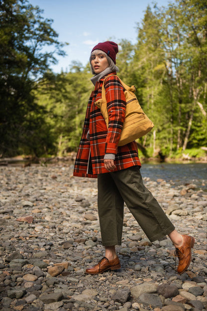 Recycled Plaid Coat by United By Blue