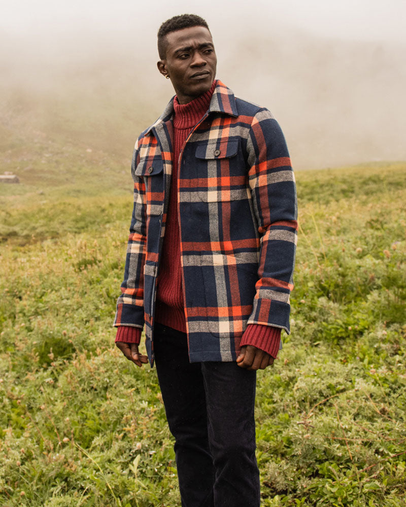 Recycled Plaid Coat by United By Blue