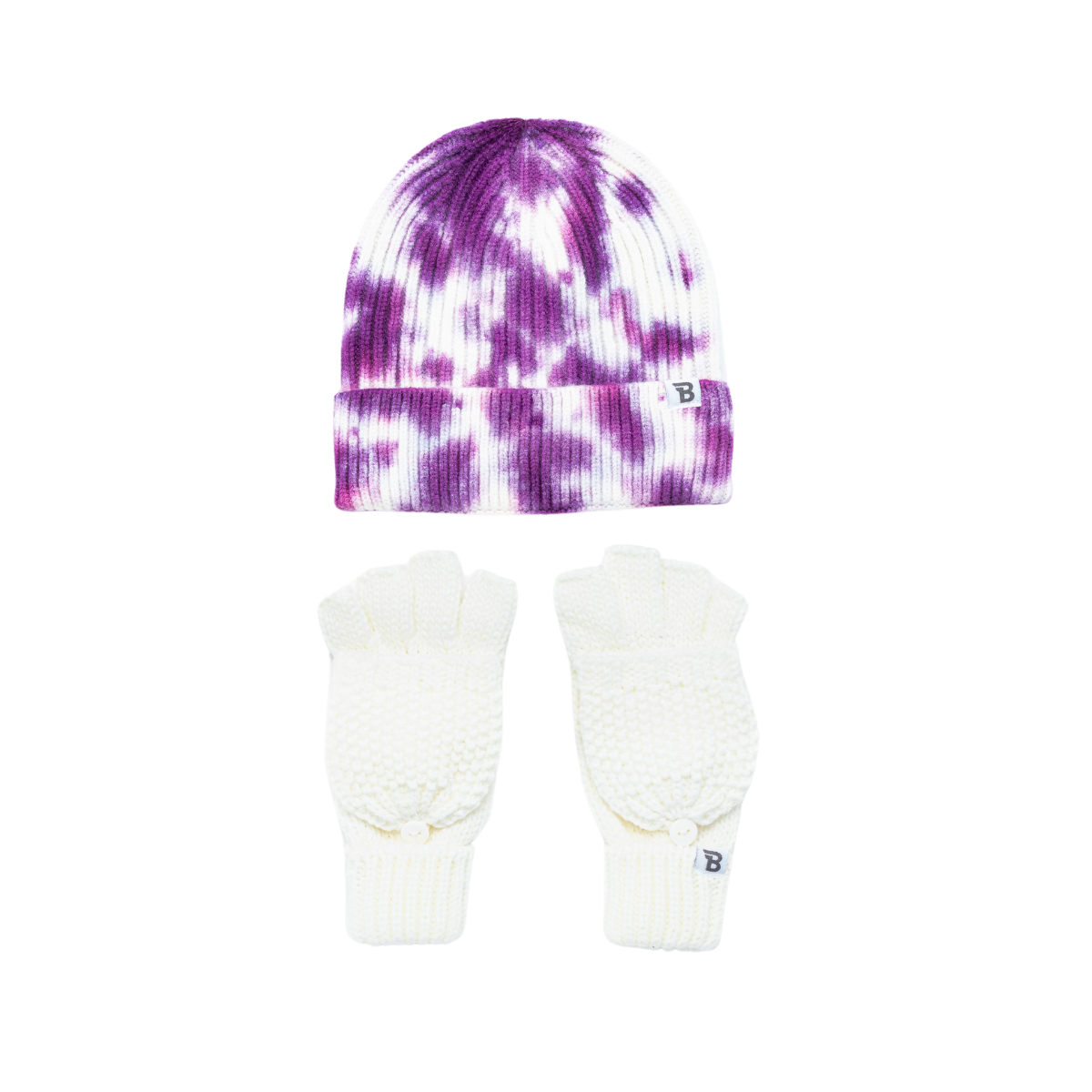 Purple Tie-Dye Beanie