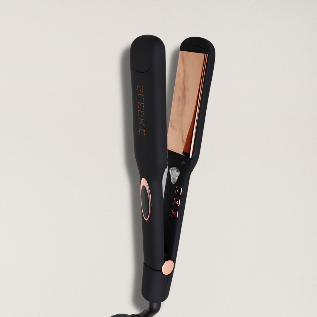 2" Titanium Flat Iron Black