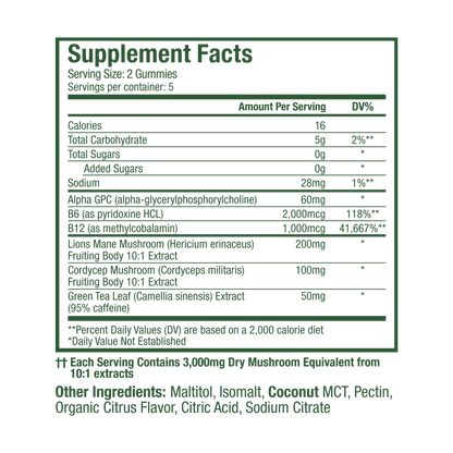 WonderFocus Mushroom Gummies: 5-Day Trial