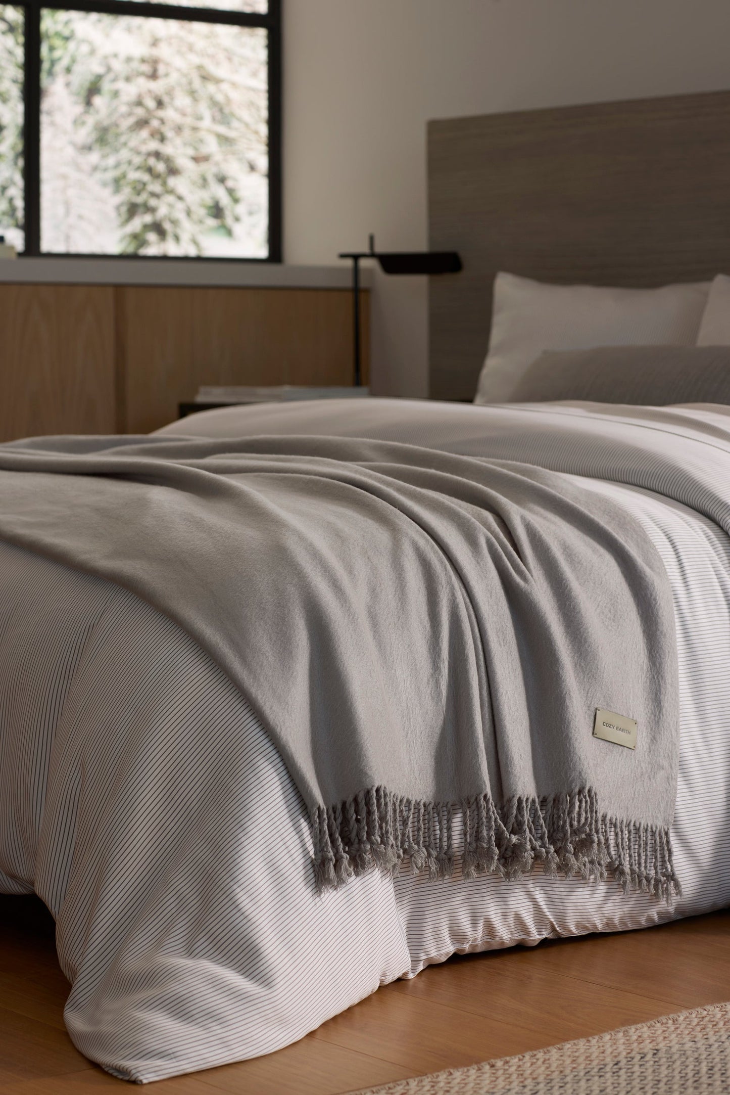 Bamboo Tassel Throw