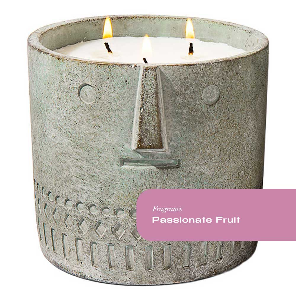 Passionate Fruit Stone Face Candle 27oz