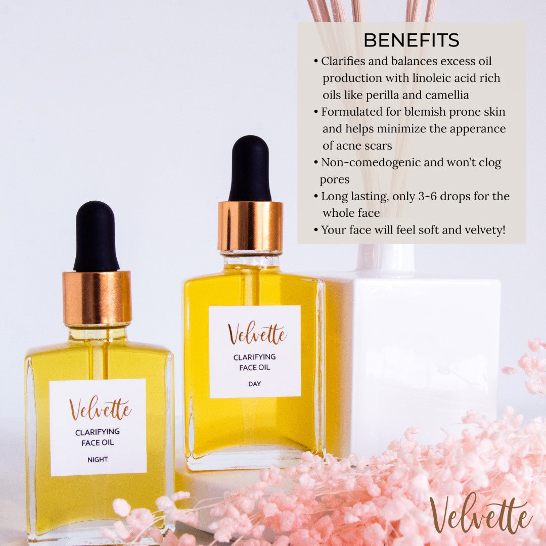 Clarifying Face Oil (Night) by Velvette