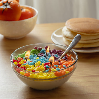 Fruity Pebbles Cereal Candle Bowl