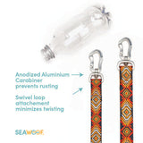 Seawoof Dog Collar Aztec Diamond Print
